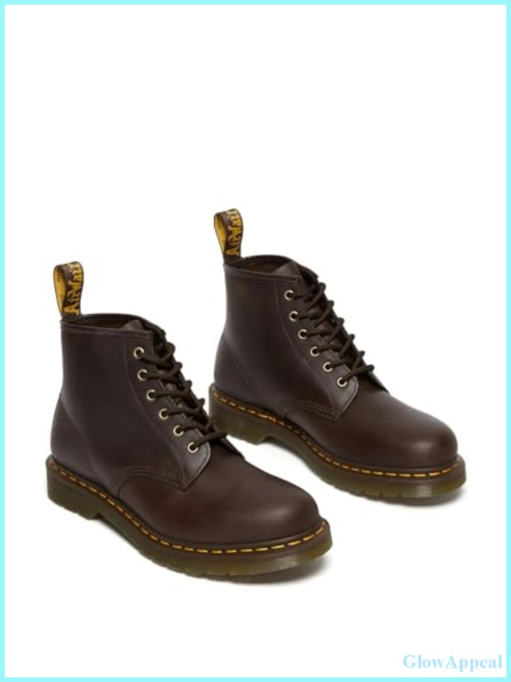 Leather 6 Eye Boot Lace Up Ankle Bootie Work